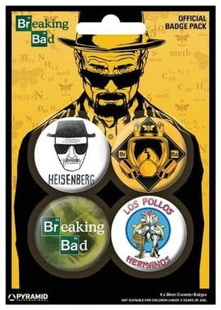 Breaking Bad - 4 Badge Pack