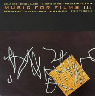 Brian Eno/Daniel Lanois & V/A - Music For Films III (LP) (1st Pressing) (VG+/VG+)