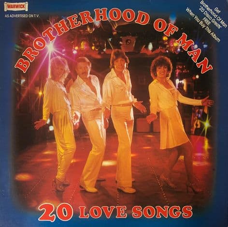 Brotherhood Of Man ‎- 20 Love Songs/20 Disco Greats (Twin LP Set) (VG-/G-VG)