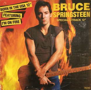 Bruce Springsteen - I'm On Fire/Born In The USA (12") (F-G/F+)