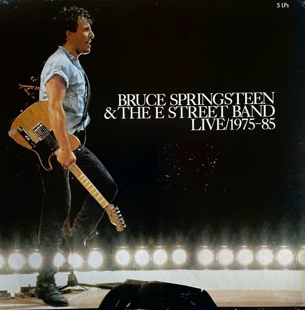 Springsteen 1985 Bruce Springsteen & The E-Street Band - Live 1975-85 5 x LP Box Set VG-/G