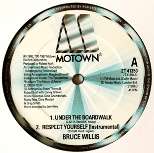 Bruce Willis - Under The Boardwalk (12") (G/NM)