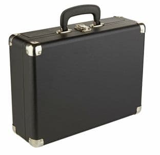 Bush Classic Retro Portable Case Record Player - Black