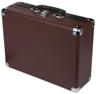 Bush Classic Retro Portable Case Record Player - Brown