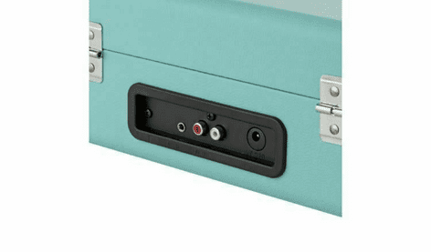 Bush Classic Retro Portable Case Record Player - Teal