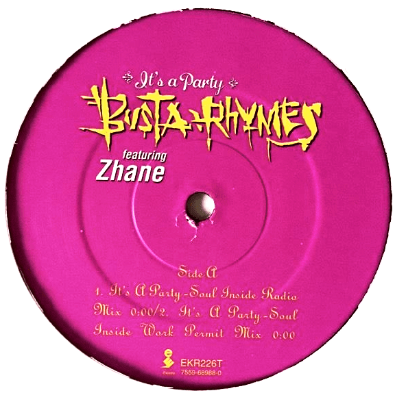 Busta Rhymes ft Zhane It s A Party 12" G /NM