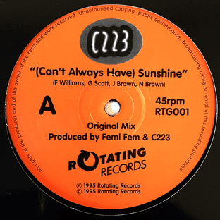 C223 - (Can't Always Have) Sunshine (12") (G+/NM)