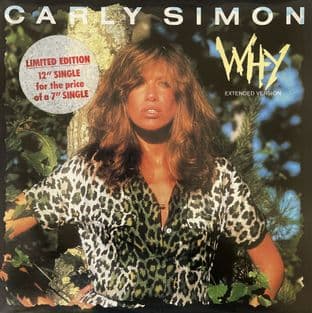Carly Simon - Why (12") (VG-EX/VG+)