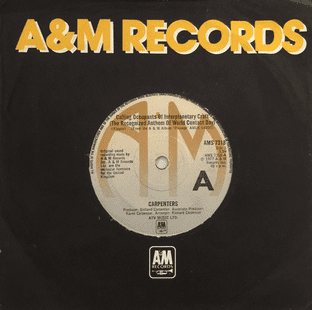 Carpenters - Calling Occupants Of Interplanetary Craft (The Recognized Anthem Of World Contact Day) (7") (G/G)