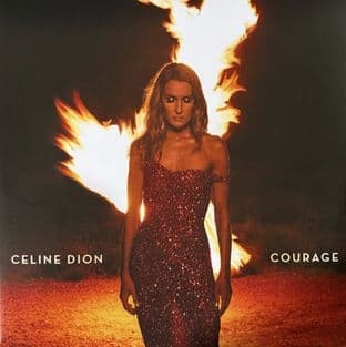 Celine Dion - Courage (LP) (Ruby Red Vinyl) (NM/NM)