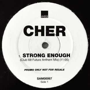 Cher - Strong Enough (Club 69 Mixes) (12") (Promo) (G++/G++)