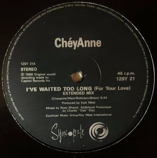 CheyAnne - I've Waited Too Long (For Your Love) (12") (G-/NM)