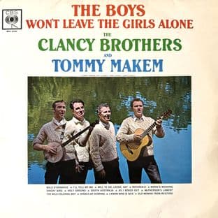 Clancy Brothers (The) With Tommy Makem - The Boys Won't Leave The Girls Alone (LP) (VG/VG)