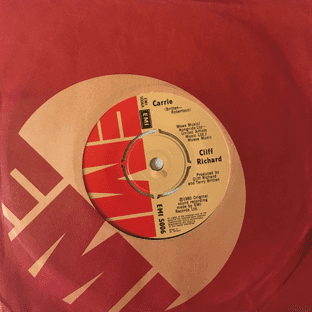 Cliff Richard - Carrie (7") (VG/G+)