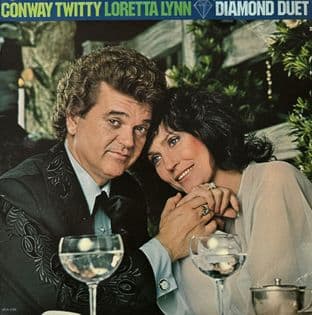 Conway Twitty & Loretta Lynn - Diamond Duet (LP) (VG+/VG)