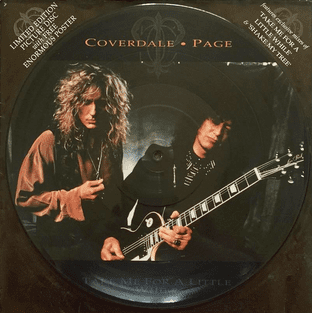 Coverdale/Page - Take Me For A Little While (12") (Picture Disc) (G/G+)
