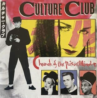 Culture Club - Church Of The Poison Mind (12") (EX/VG+)