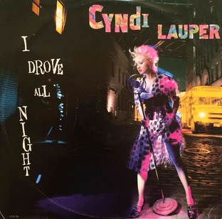 Cyndi Lauper - I Drove All Night (12") (G+/F+)