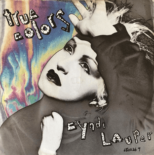 Cyndi Lauper - True Colors (7") (VG-/G+)
