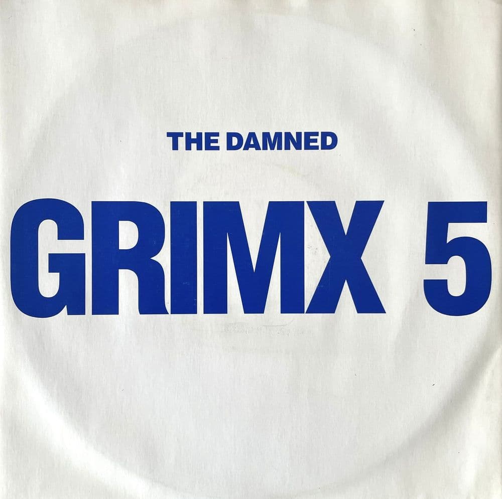 Damned The Anything 10" Blue Vinyl VGEX/VG