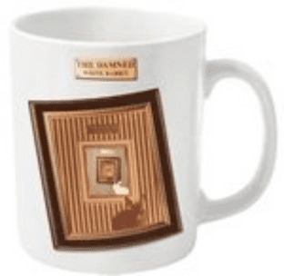 DAMNED (THE) WHITE RABBIT - MUG (11oz) (Brand New Sealed In Box)