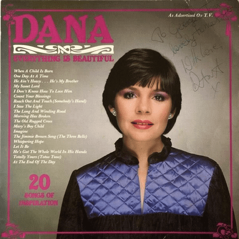 Dana ‎- Everything Is Beautiful (LP) (Signed) (VG-/G+)