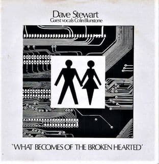 Dave Stewart - What Becomes Of The Broken Hearted (7") (VG-/G+)