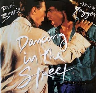 David Bowie And Mick Jagger - Dancing In The Street (12") (G++/VG-)