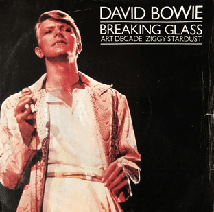 David Bowie - Breaking Glass (Live) (7") (VG+/G+)