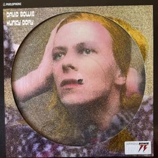 David Bowie - Hunky Dory (LP) (Picture Disc/Poster) (EX/EX)