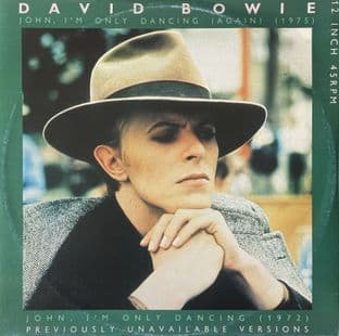 David Bowie - John, I'm Only Dancing (Again) (1975) (12") (VG-/G-VG)