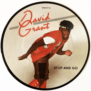 David Grant - Stop And Go (7") (Picture Disc) (EX/VG+)