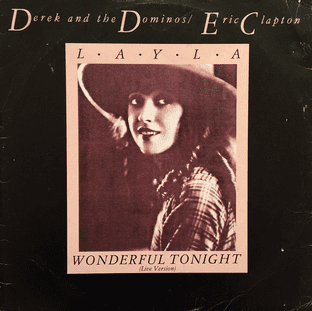 Derek And The Dominos/Eric Clapton - Layla/Wonderful Tonight (Live) (12") (G+/G-)