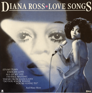 Diana Ross - Love Songs (LP) (EX/VG)