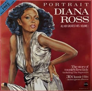 Diana Ross - Portrait: All Her Greatest Hits Volume 1 (LP) (VG-/VG-)