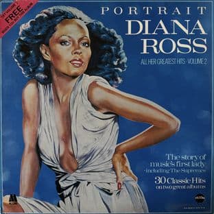 Diana Ross - Portrait: All Her Greatest Hits Volume 2 (LP) (VG/VG-)