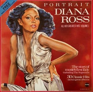 Diana Ross - Portrait Volumes 1 & 2 (LP) (VG/VG-)