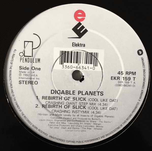 Digable Planets/Rebirth Of Slickレコード12'' Digable Planets Digable Planets/Rebirth Of Slickレコード12'' Digable Planets