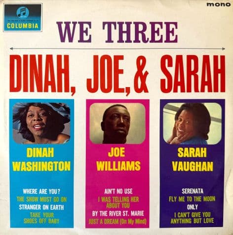 Dinah Washington/Joe Williams/Sarah Vaughan - We Three (LP) (EX/VG)
