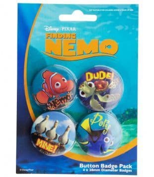 Button Finding Nemo Disney-Pixar Finding Nemo - Official Button Badge Pack