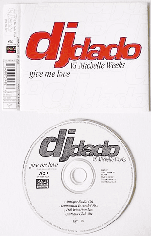 DJ Dado vs Michelle Weeks - Give Me Love (CD Single) (VG/VG)