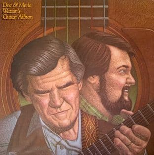 Doc & Merle Watson - Doc & Merle Watson's Guitar Album (LP) (VG-/VG)