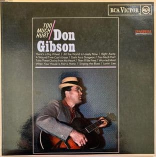 Don Gibson ‎- Too Much Hurt (LP) (VG-/VG-)