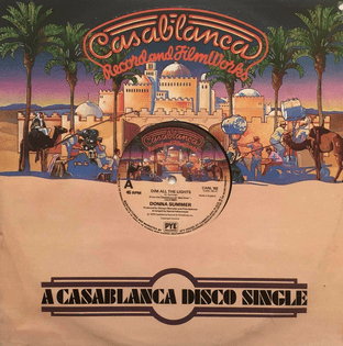 Donna Summer - Dim All The Lights (12") (G-VG/VG-)