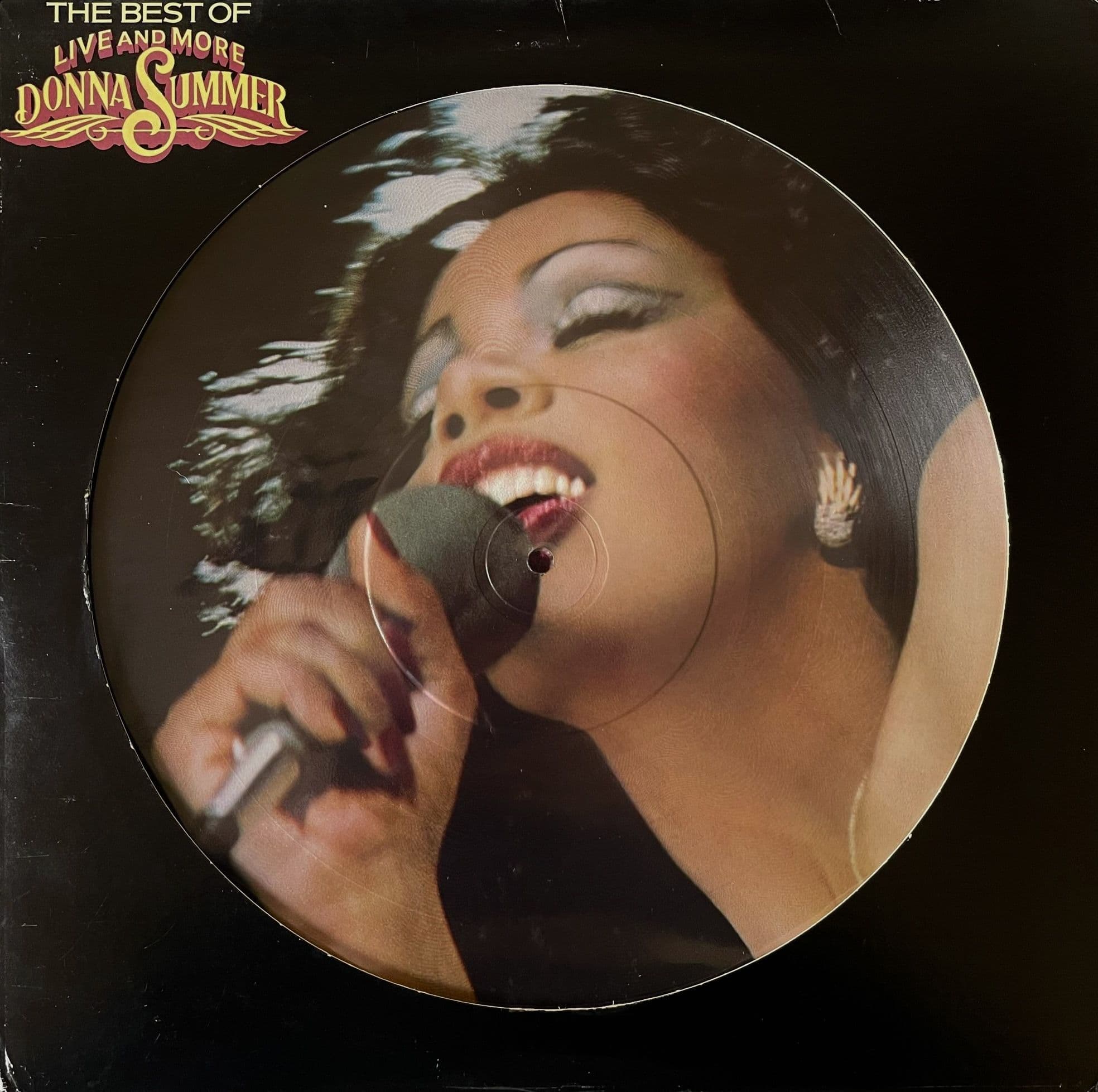 Donna Summer - The Best Of Live And More LP Picture Disc G /VG-