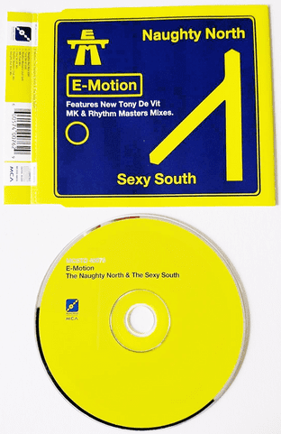 E-Motion - The Naughty North & The Sexy South (CD Single) (VG/VG)