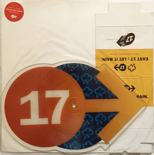 EAST 17 - Let It Rain (7") (Shaped Picture Disc) (EX/VG+)