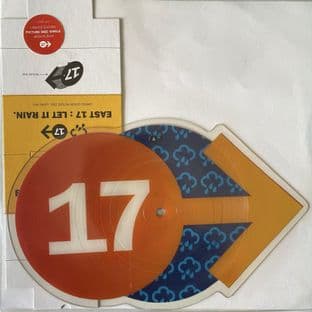 East 17 - Let It Rain (7") (Shaped Picture Disc) (VG-/NM)