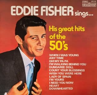 Eddie Fisher - Eddie Fisher Sings His Great Hits Of The 50's (LP) (G-VG/VG)