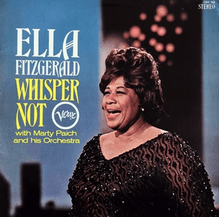 Ella Fitzgerald - Whisper Not (LP) (VG/G+)